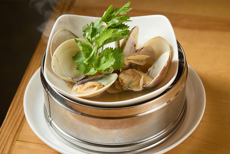 ハマグリの紹興酒蒸し